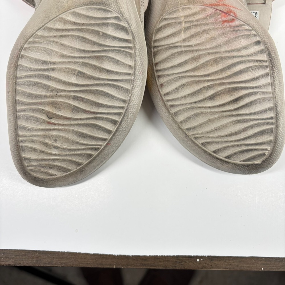 ECCO Flash Women's 10 Merigold/Rose/Gray Leather T-Strap Slingback Thong Sandals - Picture 6 of 16